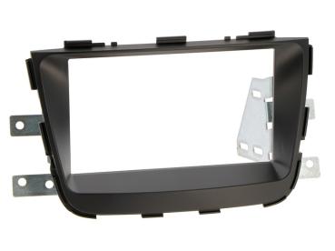 287 4504109 Radioblende KIA Sorento (XM) Facelift ab 2012-14 2DIN schwarz Installer Kit