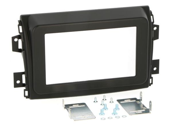 957 4504564 Radioblende FIAT Ducato ab 2021- 2DIN matt black Installer Kit Frameless