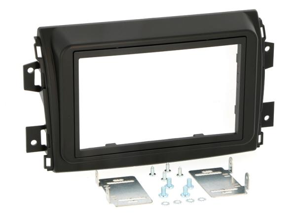 954 4504565 Radioblende FIAT Ducato ab 2021- 2DIN matt black Installer Kit 103 x 178