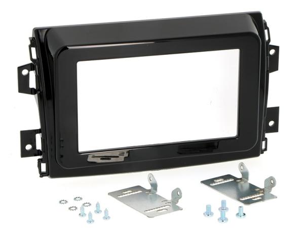 941 4504616 Radioblende FIAT Ducato ab 2021- 2DIN piano black Installer Kit Frameless